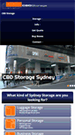 Mobile Screenshot of cbdstorage.com.au